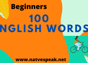 100 English Words