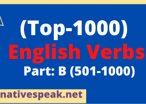 Verb in English