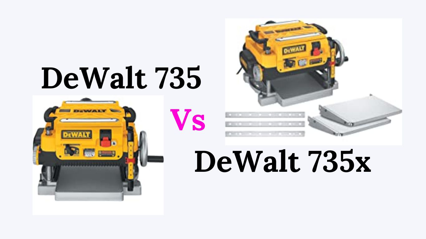 DeWalt 735 vs 735x