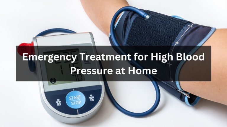 Emergency Treatment for High Blood Pressure at Home