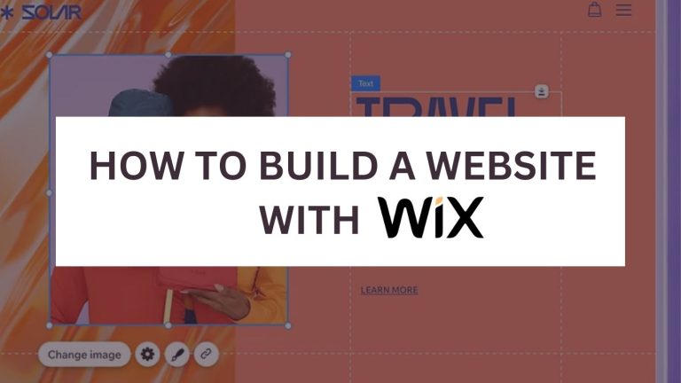How to Build a Website With Wix