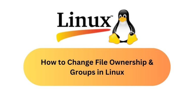 How to Change File Ownership & Groups in Linux