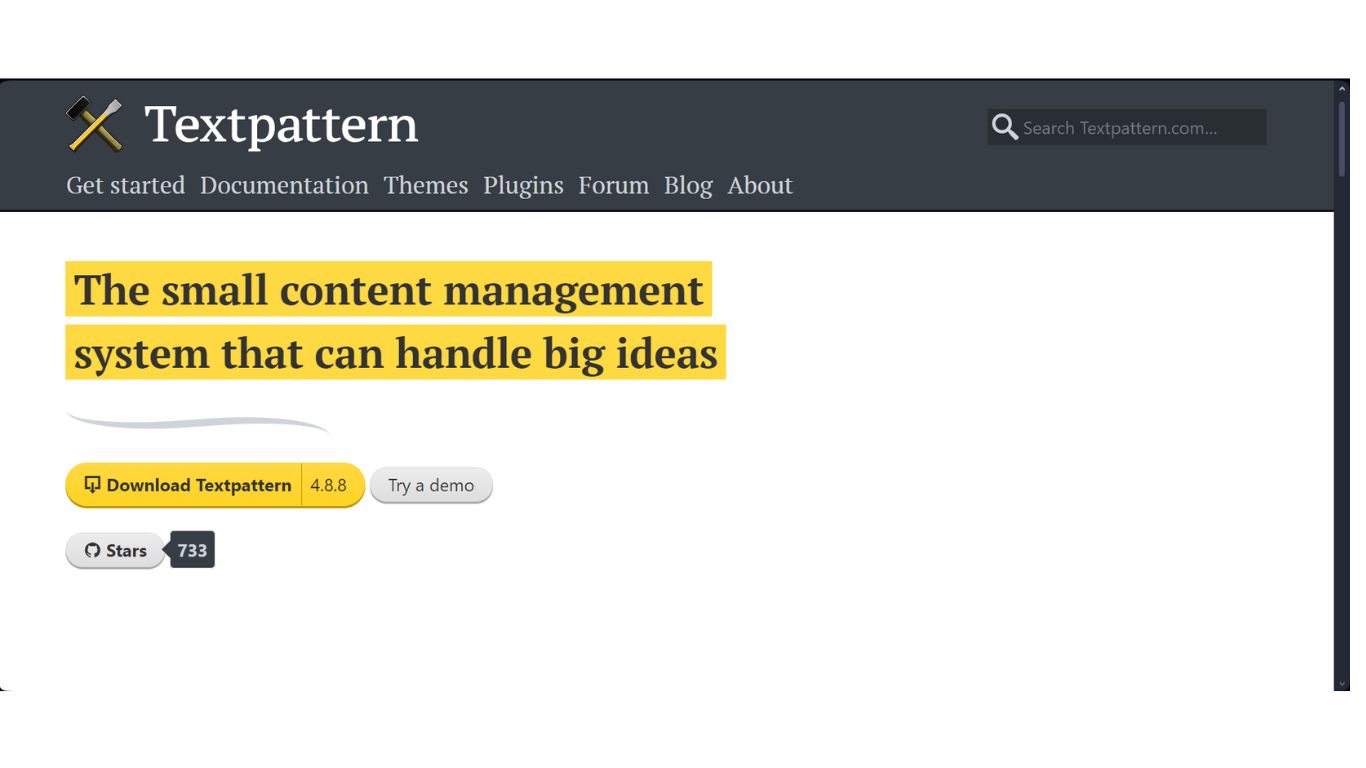 Textpattern CMS review