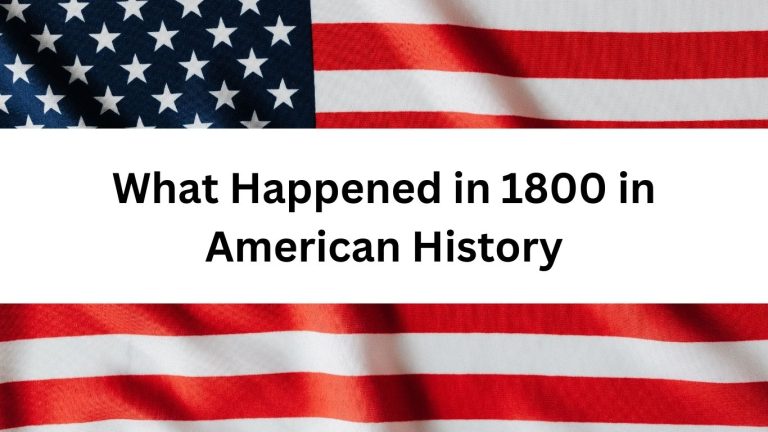 What Happened in 1800 in American History
