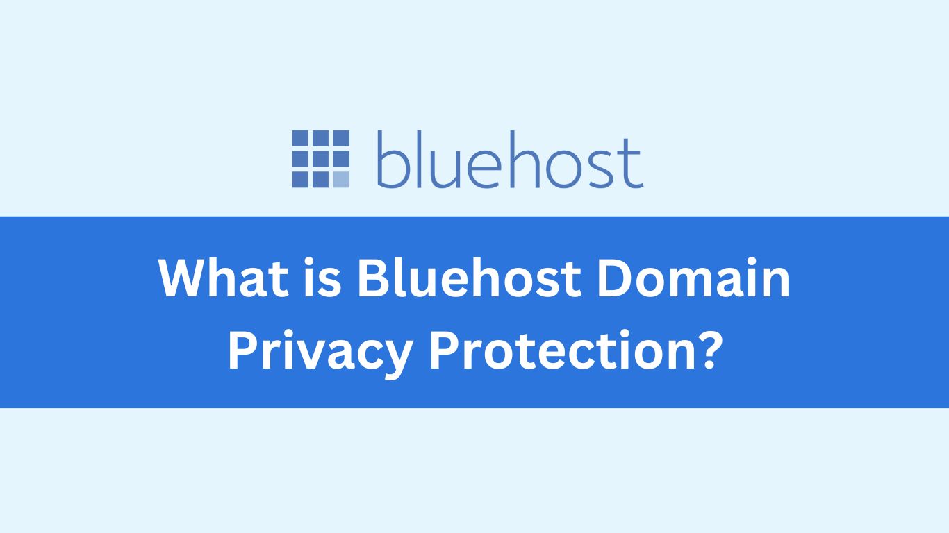 What is Bluehost Domain Privacy Protection