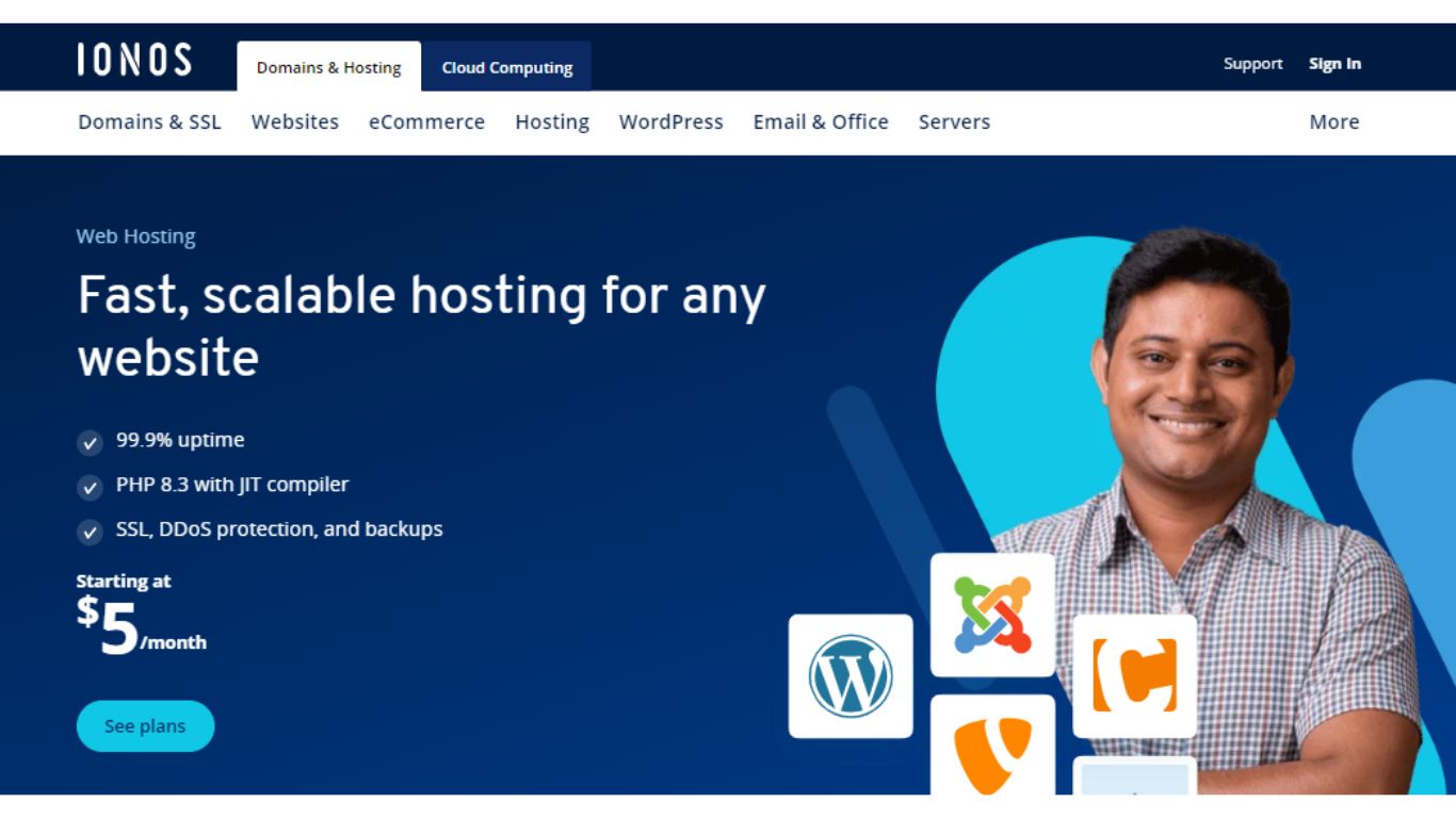 ionos web hosting