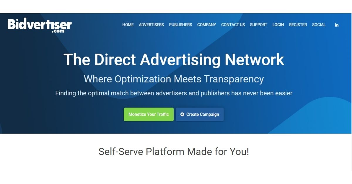 Bidvertiser Monetization and Advertising Platform