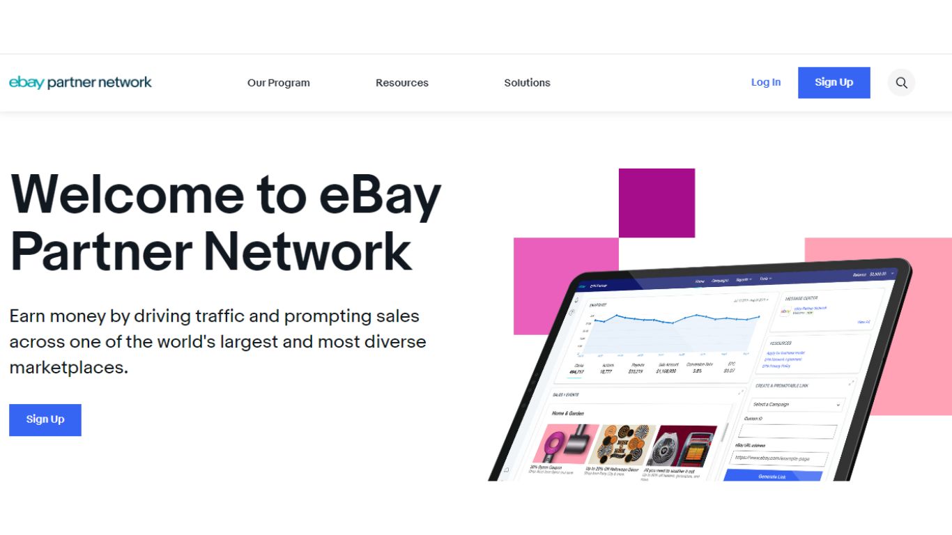 eBay Partner Network Best Affiliate Programs