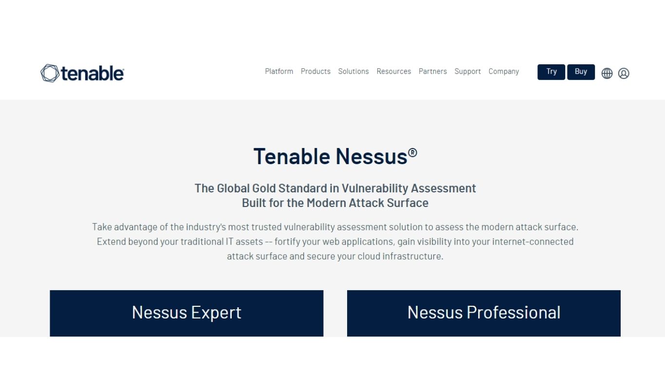 Nessus Best Software Testing Tools