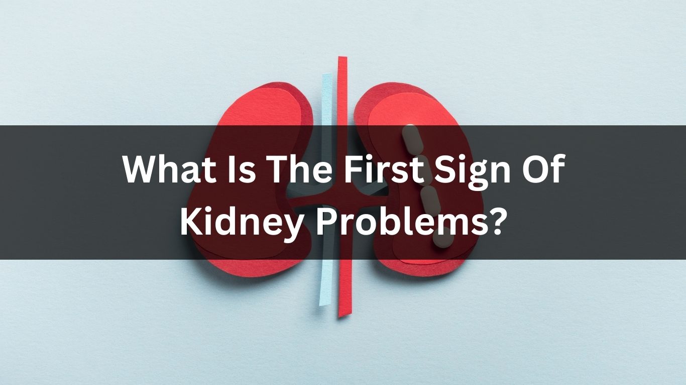 What Is The First Sign Of Kidney Problems