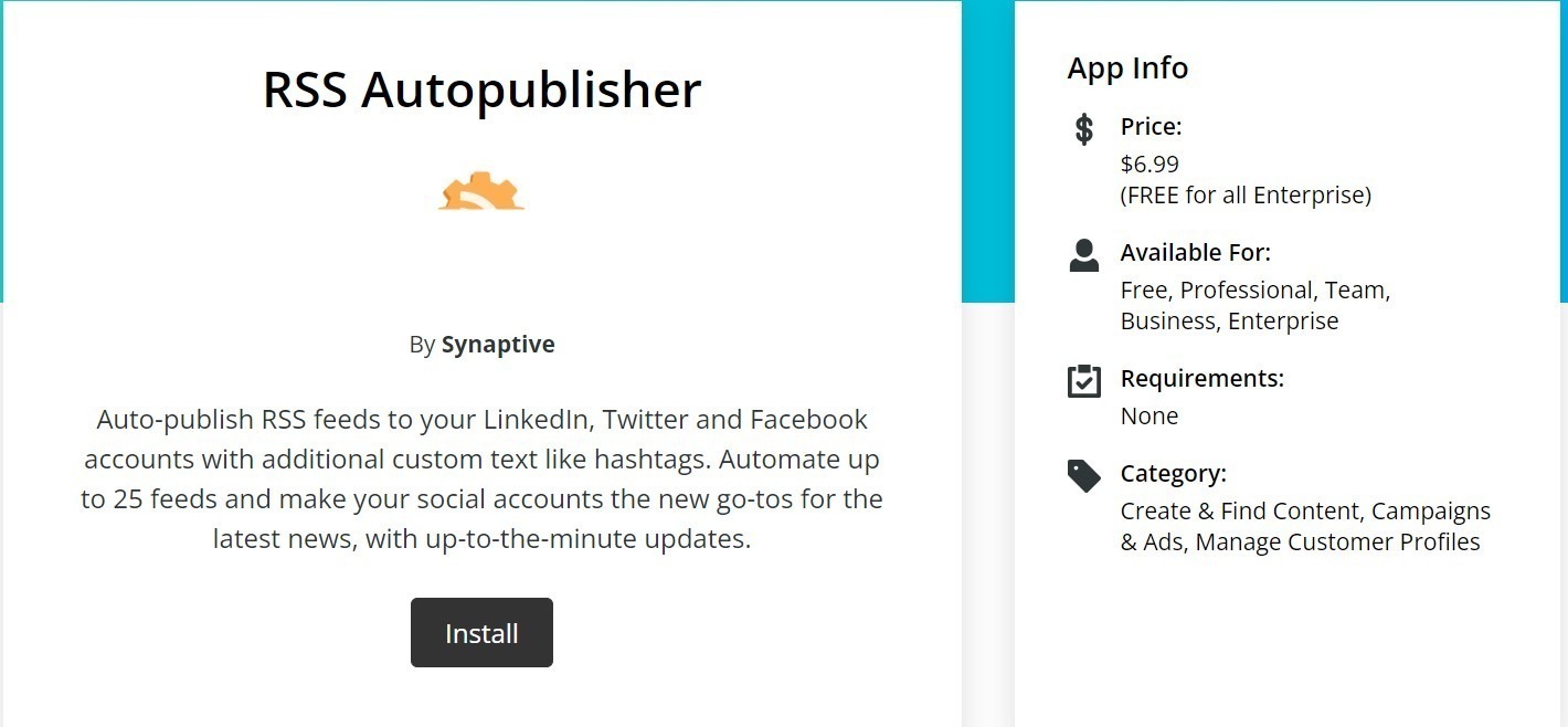 Rss autopublisher