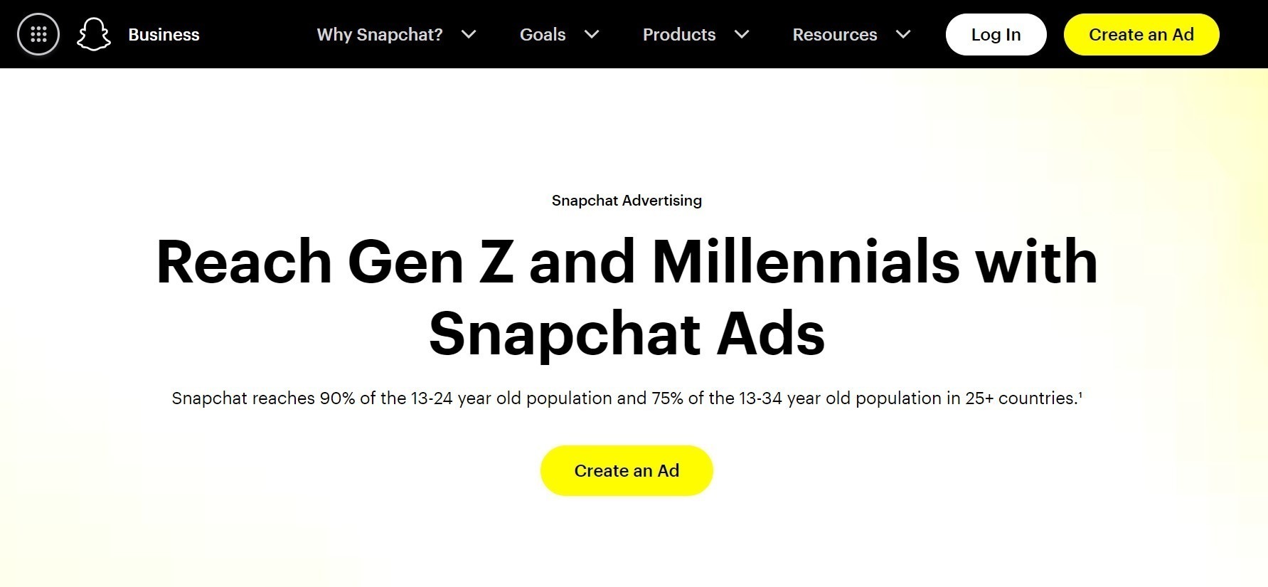 Snapchat ads