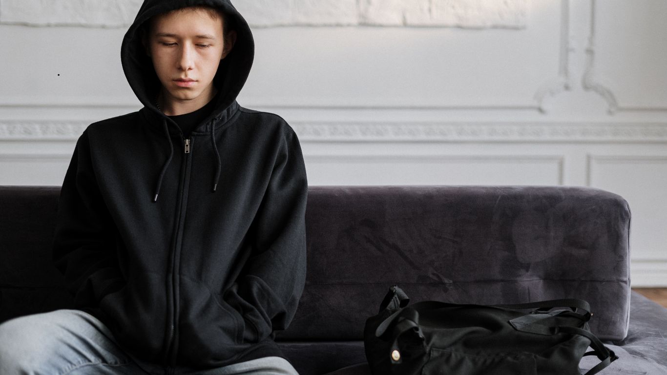 Wearing a Hoodie
